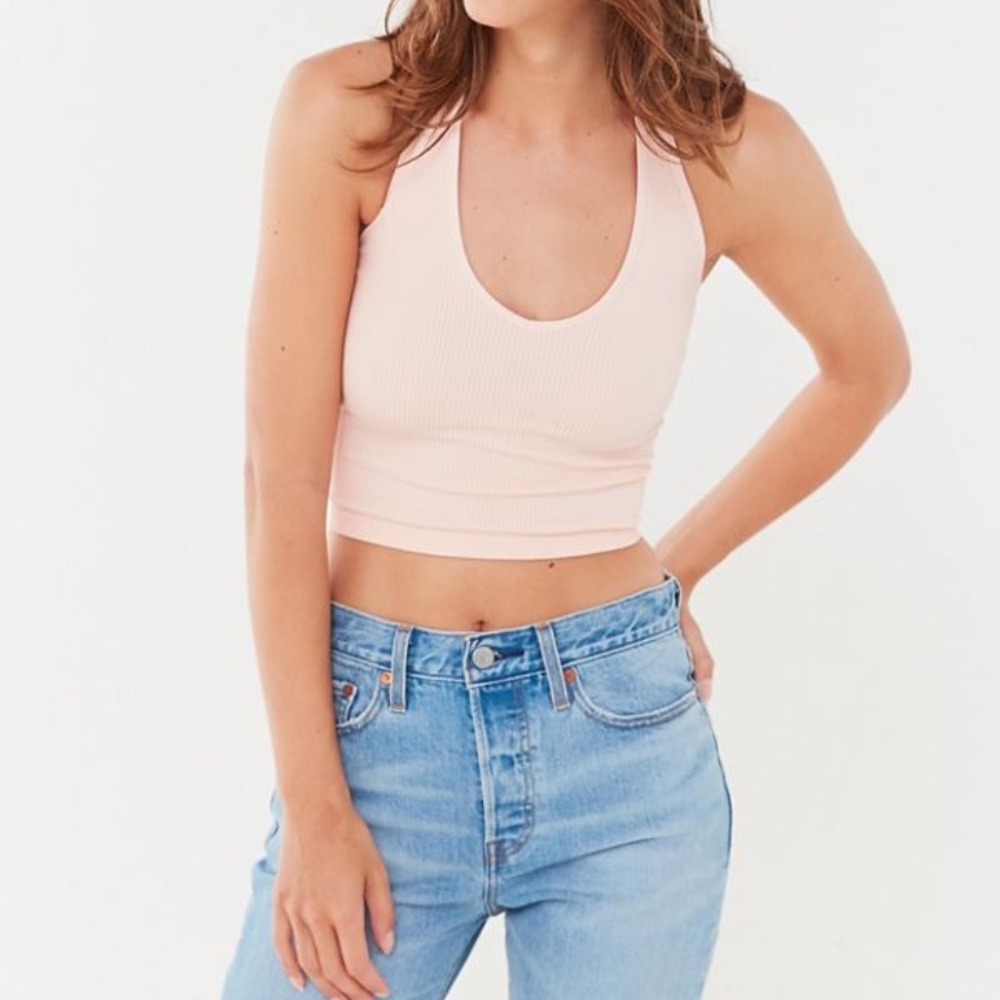 Ribbed Halter Top